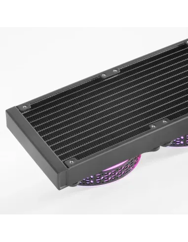 Mars Gaming ML-ONE360, Refrigeración Líquida CPU, TDP 550 W, Espejo Infinito, 3 Ventiladores FRGB Silenciosos, Multisocket