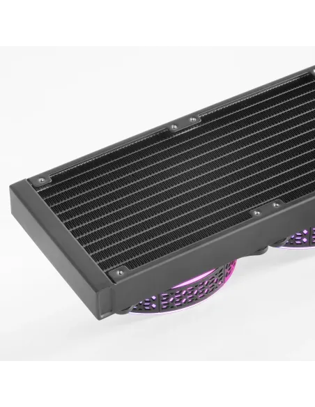 Mars Gaming ML-ONE360, Refrigeración Líquida CPU, TDP 550 W, Espejo Infinito, 3 Ventiladores FRGB Silenciosos, Multisocket