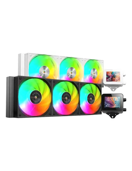 Mars Gaming MLVISION360 sistema de refrigeración para ordenador Procesador Sistema de refrigeración líquida todo en uno 12 cm