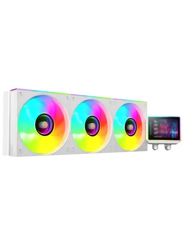 Mars Gaming ML-VISIONII360 Procesador Sistema de refrigeración líquida todo en uno 12 cm Blanco 1 pieza(s)