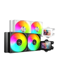 Mars Gaming MLVISION240W sistema de refrigeración para ordenador Procesador Sistema de refrigeración líquida todo en uno 12 cm 2