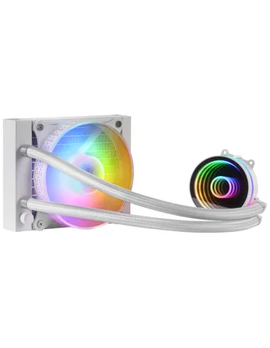 Mars Gaming ML-ONE120, Refrigeración Líquida CPU, TDP 200 W, Espejo Infinito, Ventilador FRGB Silencioso, Multisocket