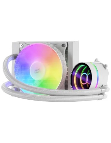 Mars Gaming ML-ONE120, Refrigeración Líquida CPU, TDP 200 W, Espejo Infinito, Ventilador FRGB Silencioso, Multisocket