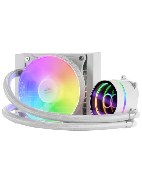 Mars Gaming ML-ONE120, Refrigeración Líquida CPU, TDP 200 W, Espejo Infinito, Ventilador FRGB Silencioso, Multisocket