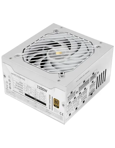 Mars Gaming MPB1200PSIW unidad de fuente de alimentación 1200 W Blanco