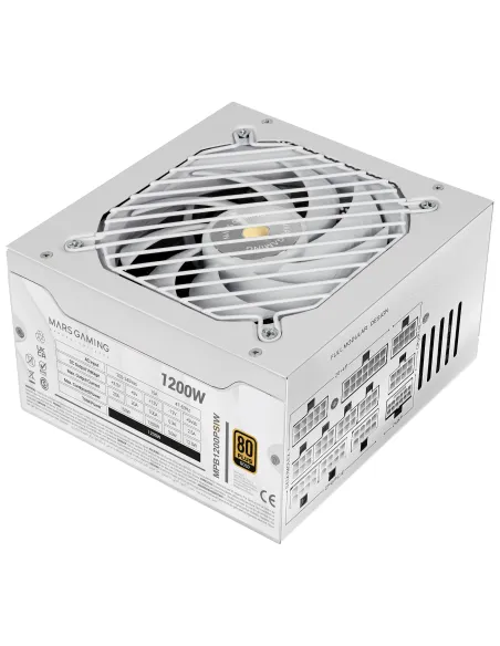 Mars Gaming MPB1200PSIW unidad de fuente de alimentación 1200 W Blanco
