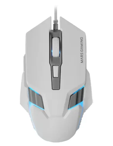 Mars Gaming MM024, Ratón Gaming RGB, Sensor Óptico 4000 DPI, Switches Mecánicos Huano, Iluminación RGB Flow, Ajuste On-the-fly