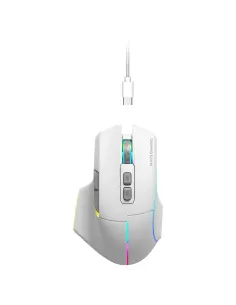 Mars Gaming MMWVECTORW ratón Juego mano derecha RF Wireless + Bluetooth + USB Type-A Óptico 12000 DPI