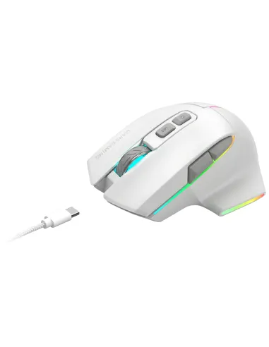 Mars Gaming MMWVECTORW ratón Juego mano derecha RF Wireless + Bluetooth + USB Type-A Óptico 12000 DPI