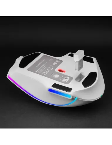 Mars Gaming MMWVECTORW ratón Juego mano derecha RF Wireless + Bluetooth + USB Type-A Óptico 12000 DPI