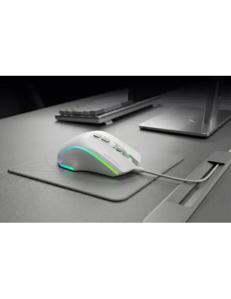 Mars Gaming MMWVECTORW ratón Juego mano derecha RF Wireless + Bluetooth + USB Type-A Óptico 12000 DPI