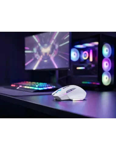 Mars Gaming MMWVECTORW ratón Juego mano derecha RF Wireless + Bluetooth + USB Type-A Óptico 12000 DPI