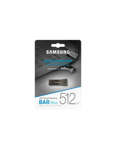 Samsung MUF-512BE unidad flash USB 512 GB USB tipo A 3.2 Gen 1 (3.1 Gen 1) Gris