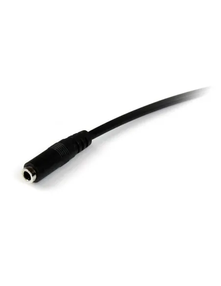 StarTech.com Cable de 1m de Extensión Alargador de Auriculares Headset Mini-Jack 3,5mm 4 pines Macho a Hembra