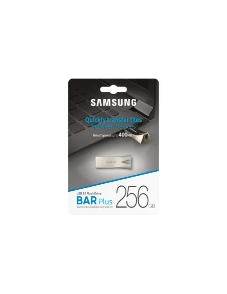 Samsung MUF-256BE unidad flash USB 256 GB USB tipo A 3.2 Gen 1 (3.1 Gen 1) Plata