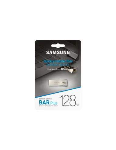 Samsung MUF-128BE unidad flash USB 128 GB USB tipo A 3.2 Gen 1 (3.1 Gen 1) Plata