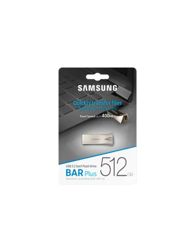 Samsung MUF-512BE unidad flash USB 512 GB USB tipo A 3.2 Gen 1 (3.1 Gen 1) Plata
