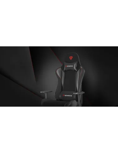 GENESIS Nitro 440 G2 Butaca para jugar Asiento acolchado Negro, Gris