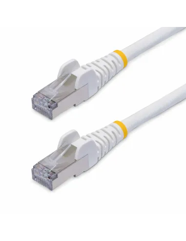 StarTech.com Cable de Red Ethernet CAT8 Blanco de 1m - Snagless - sin Pestillo - 25G 40G - 2000MHz - PoE++ 100W - 26AWG - S FTP