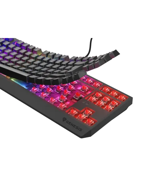 GENESIS Thor 230 TKL teclado Juego USB QWERTY Español Negro