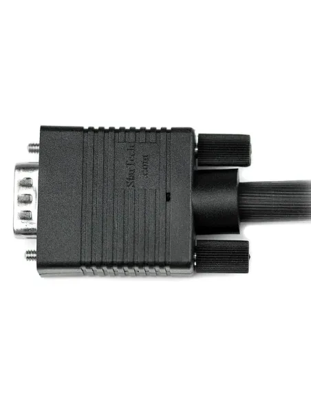 StarTech.com Cable de Vídeo VGA de 2m para Monitor de Ordenador - HD15 Macho a Macho - Negro