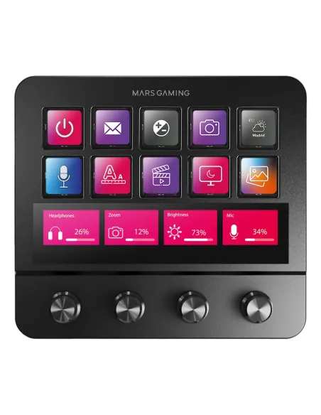 Mars Gaming MS-DPRO Negro 10 botones