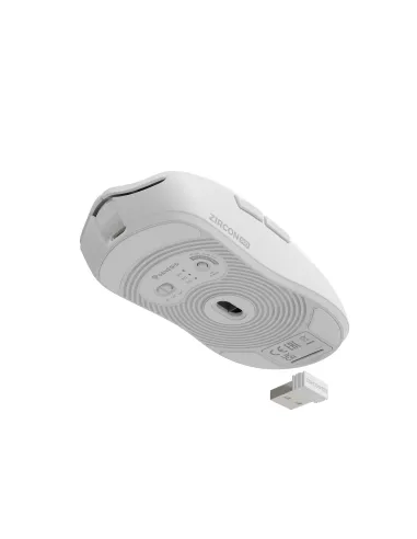 GENESIS Zircon 500 ratón Juego mano derecha RF Wireless + Bluetooth + USB Type-C Óptico 10000 DPI