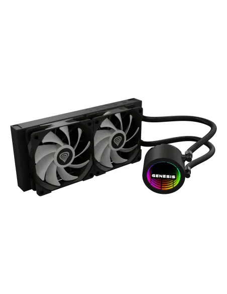 GENESIS NLG-2319 sistema de refrigeración para ordenador Procesador Sistema de refrigeración líquida todo en uno Negro