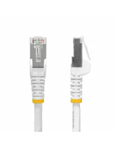 StarTech.com Cable de Red Ethernet CAT8 Blanco 5m - Snagless - sin Pestillo - 25G 40G - 2000MHz - PoE++ 100W - 26AWG - S FTP - 2
