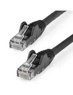StarTech.com Cable Ethernet CAT6 de 50cm - LSZH - Cable de Red de 10 Gigabits de 650MHz y PoE de 100W UTP sin Enganches