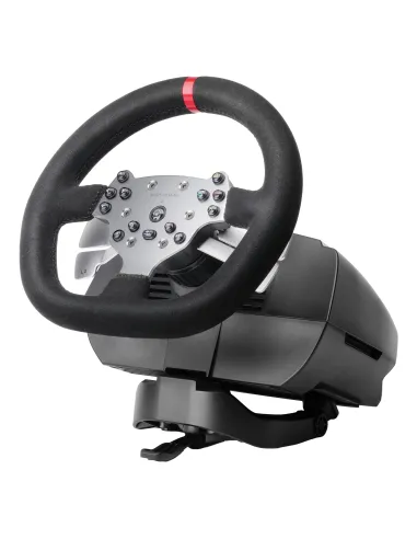 Mars Gaming MWHRSX mando y volante Negro Volante + Pedales Analógico Digital Android, PC, PlayStation 4, Xbox Series S, Xbox