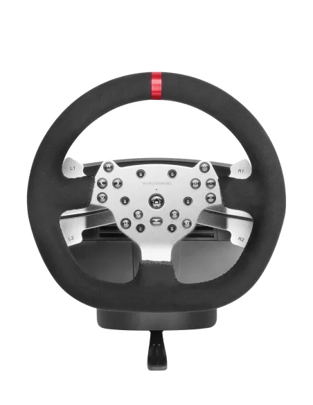 Mars Gaming MWHRSX mando y volante Negro Volante + Pedales Analógico Digital Android, PC, PlayStation 4, Xbox Series S, Xbox