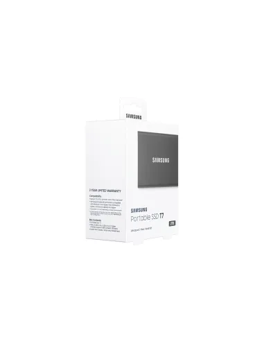 Samsung Portable SSD T7 2 TB USB Tipo C 3.2 Gen 2 (3.1 Gen 2) Gris