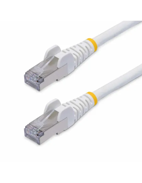 StarTech.com Cable de Red Ethernet CAT8 Blanco de 3m - Snagless - sin Pestillo - 25G 40G - 2000MHz - PoE++ 100W - 26AWG - S FTP