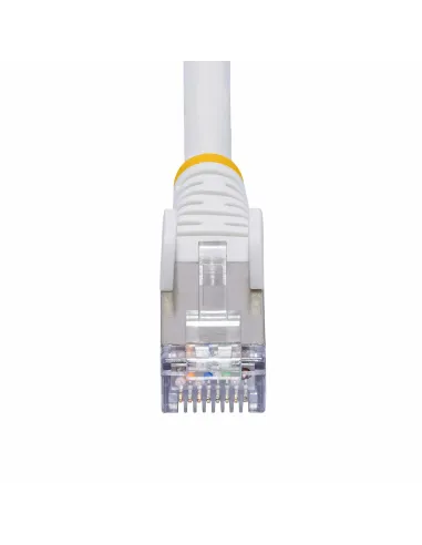 StarTech.com Cable de Red Ethernet CAT8 Blanco de 3m - Snagless - sin Pestillo - 25G 40G - 2000MHz - PoE++ 100W - 26AWG - S FTP