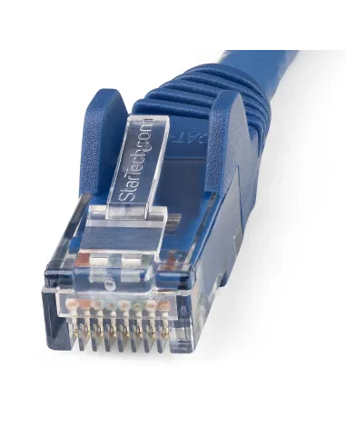 StarTech.com Cable Ethernet CAT6 de 3m - LSZH - Cable de Red de 10 Gigabits de 650MHz y PoE de 100W UTP sin Enganches