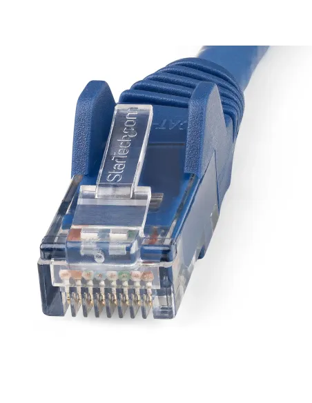 StarTech.com Cable Ethernet CAT6 de 3m - LSZH - Cable de Red de 10 Gigabits de 650MHz y PoE de 100W UTP sin Enganches