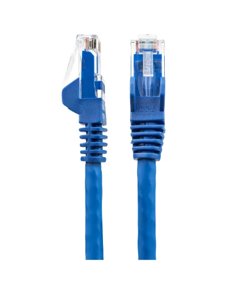 StarTech.com Cable Ethernet CAT6 de 3m - LSZH - Cable de Red de 10 Gigabits de 650MHz y PoE de 100W UTP sin Enganches