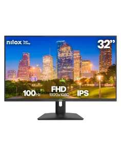 Nilox MONITOR 32 IPS 4MS HDMI VGA 100HZ pantalla para PC 81,3 cm (32") 1920 x 1080 Pixeles Full HD LCD