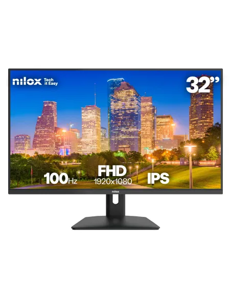 Nilox MONITOR 32 IPS 4MS HDMI VGA 100HZ pantalla para PC 81,3 cm (32") 1920 x 1080 Pixeles Full HD LCD