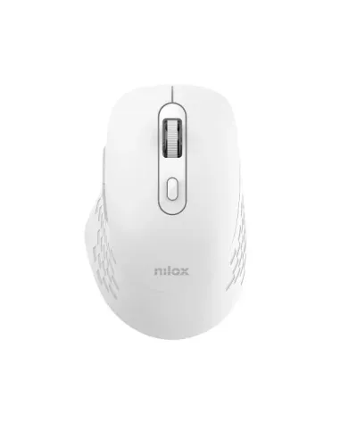 Nilox RATON DUAL WIRELESS 1600 DPI BLANCO ratón Oficina Bluetooth + USB Type-A Óptico