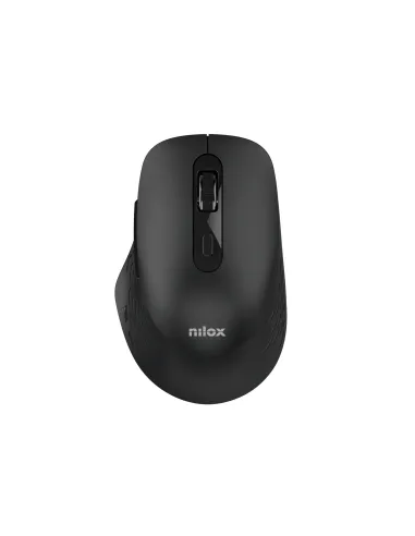 Nilox RATON DUAL WIRELESS 1600 DPI NEGRO ratón Oficina Bluetooth + USB Type-A Óptico
