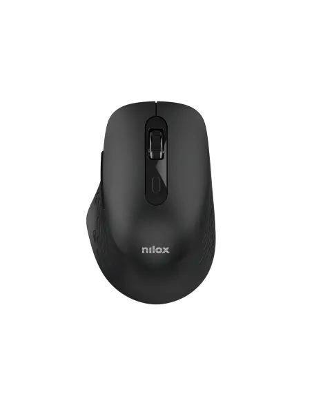 Nilox RATON DUAL WIRELESS 1600 DPI NEGRO ratón Oficina Bluetooth + USB Type-A Óptico