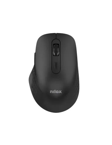 Nilox RATON DUAL WIRELESS 1600 DPI NEGRO ratón Oficina Bluetooth + USB Type-A Óptico