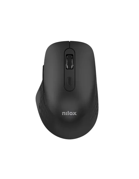Nilox RATON DUAL WIRELESS 1600 DPI NEGRO ratón Oficina Bluetooth + USB Type-A Óptico