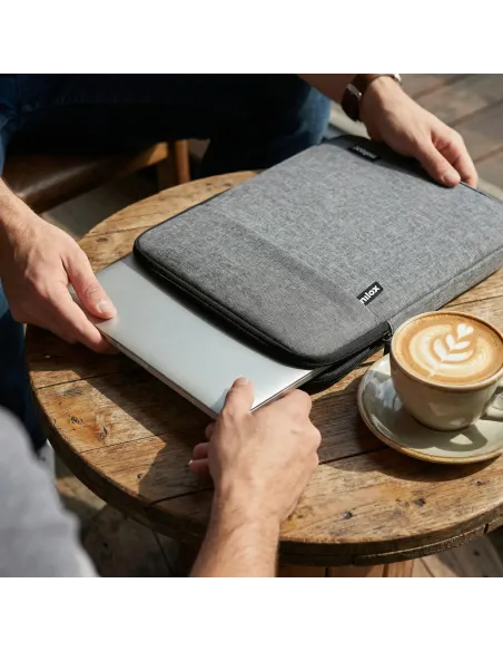 Nilox SLEEVE 15.6 GRIS 39,6 cm (15.6") Funda