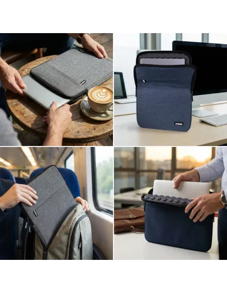 Nilox SLEEVE 15.6 GRIS 39,6 cm (15.6") Funda