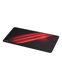 GENESIS Carbon 500 Maxi Flash G2 Alfombrilla de ratón para juegos Negro, Rojo