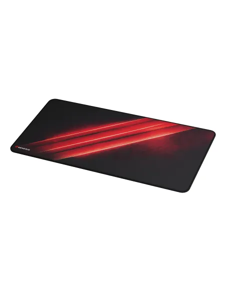 GENESIS Carbon 500 Maxi Flash G2 Alfombrilla de ratón para juegos Negro, Rojo