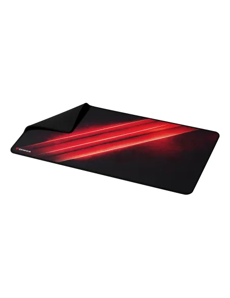 GENESIS Carbon 500 Maxi Flash G2 Alfombrilla de ratón para juegos Negro, Rojo